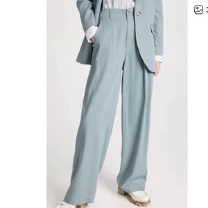 Madewell Sky Blue Straight-Leg Pants